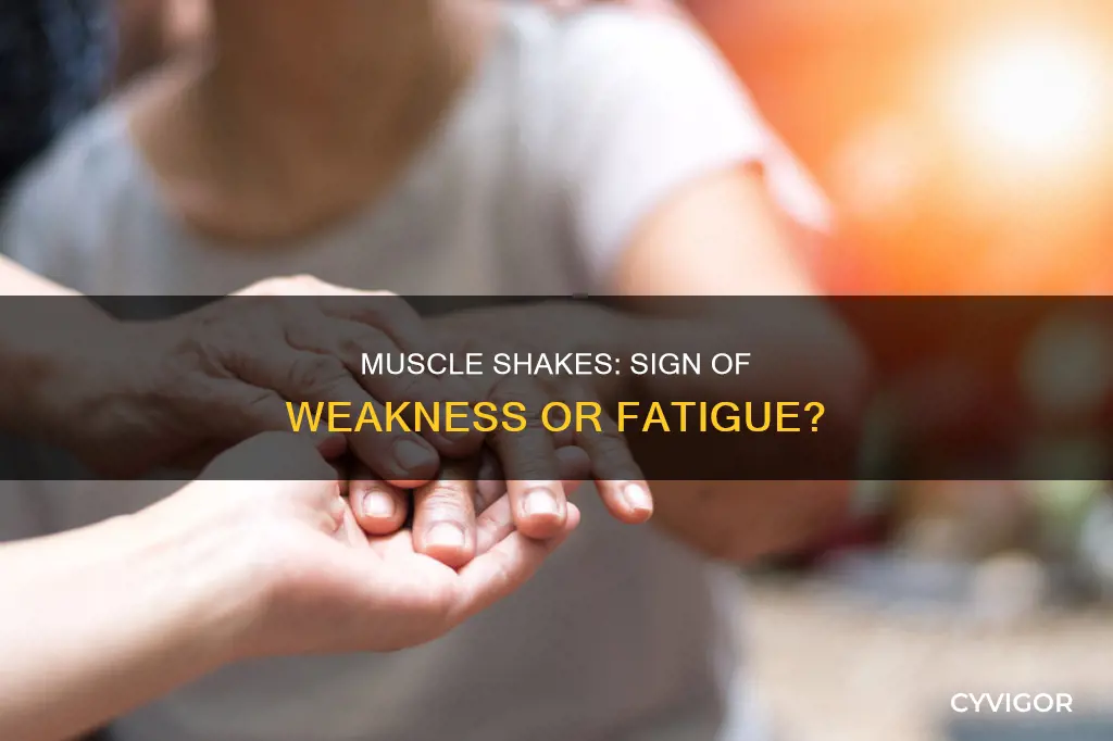 do muscles shake when weak