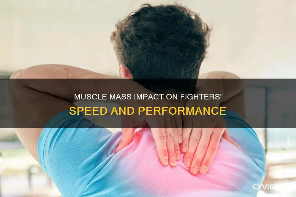 do muscles slow down fighter