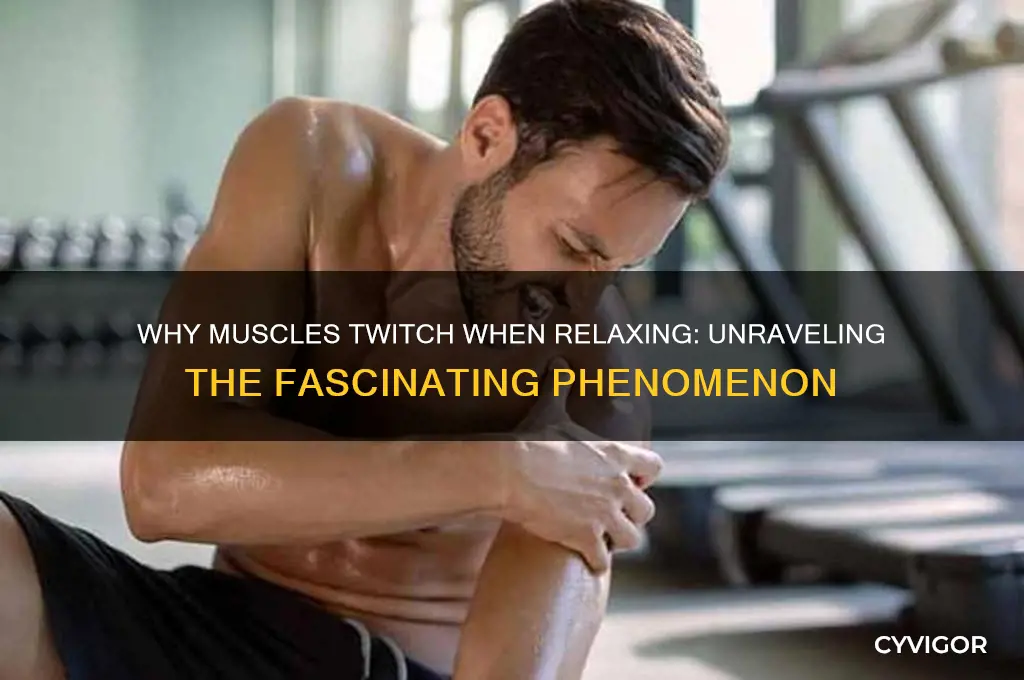do muscles twitch when they relax