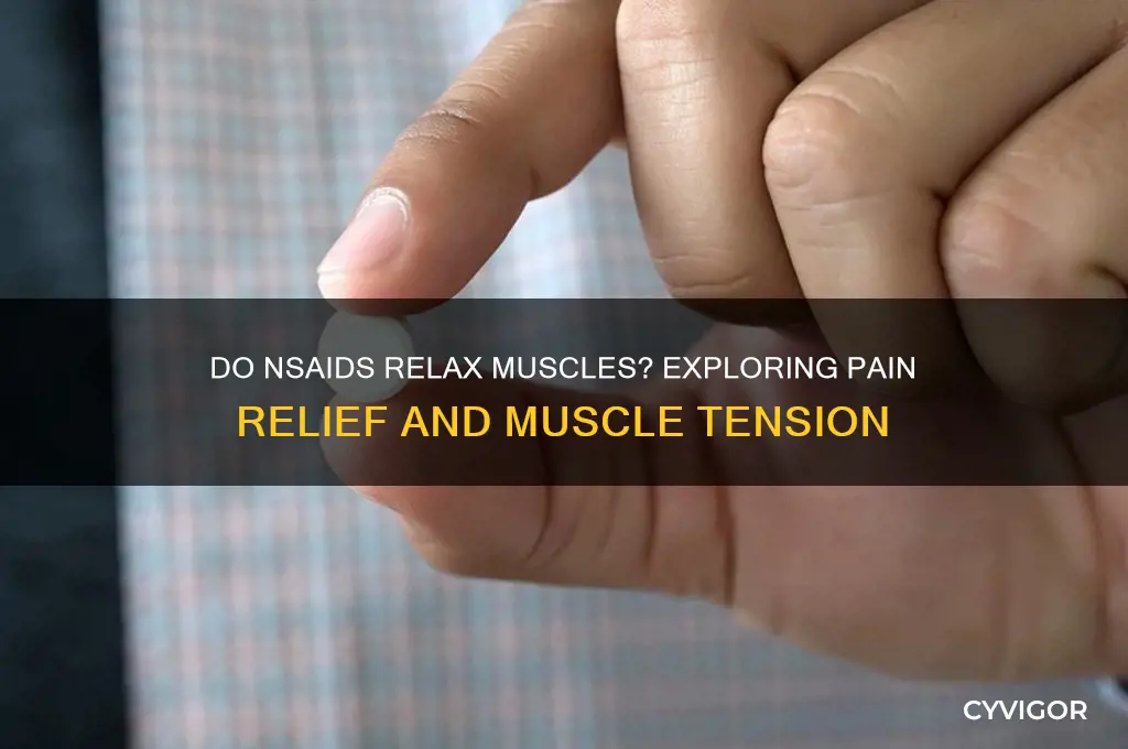 do nsaids relax muscles