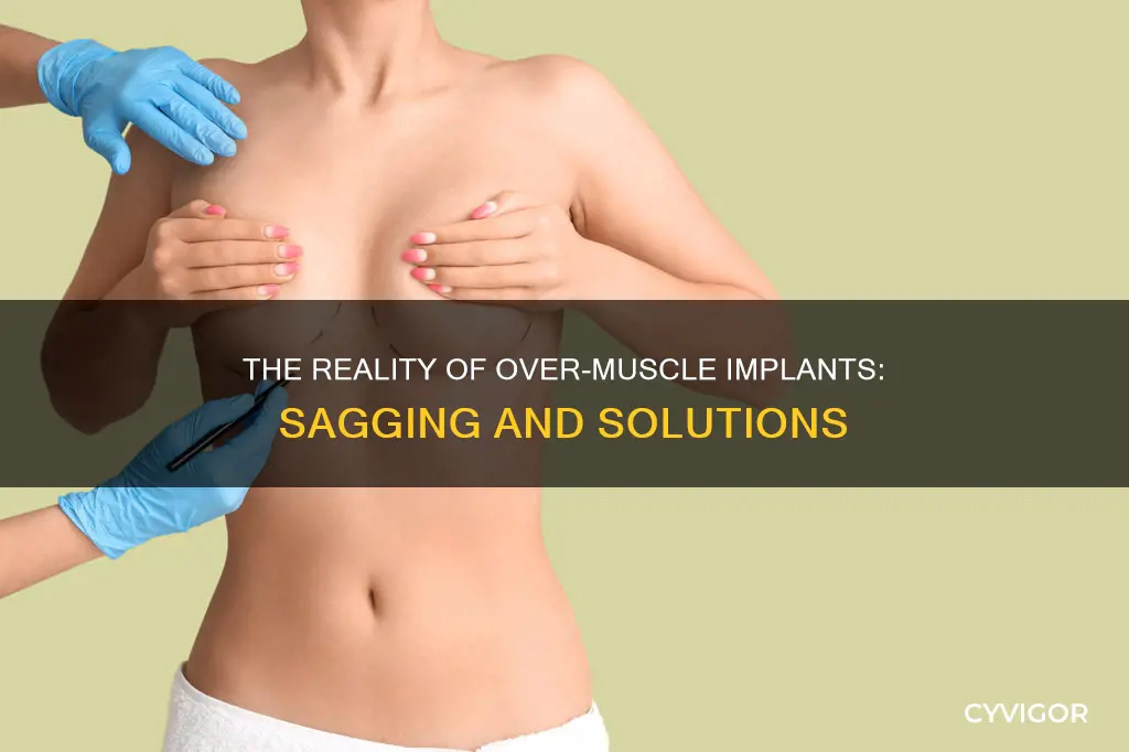 do over muscle implants sag