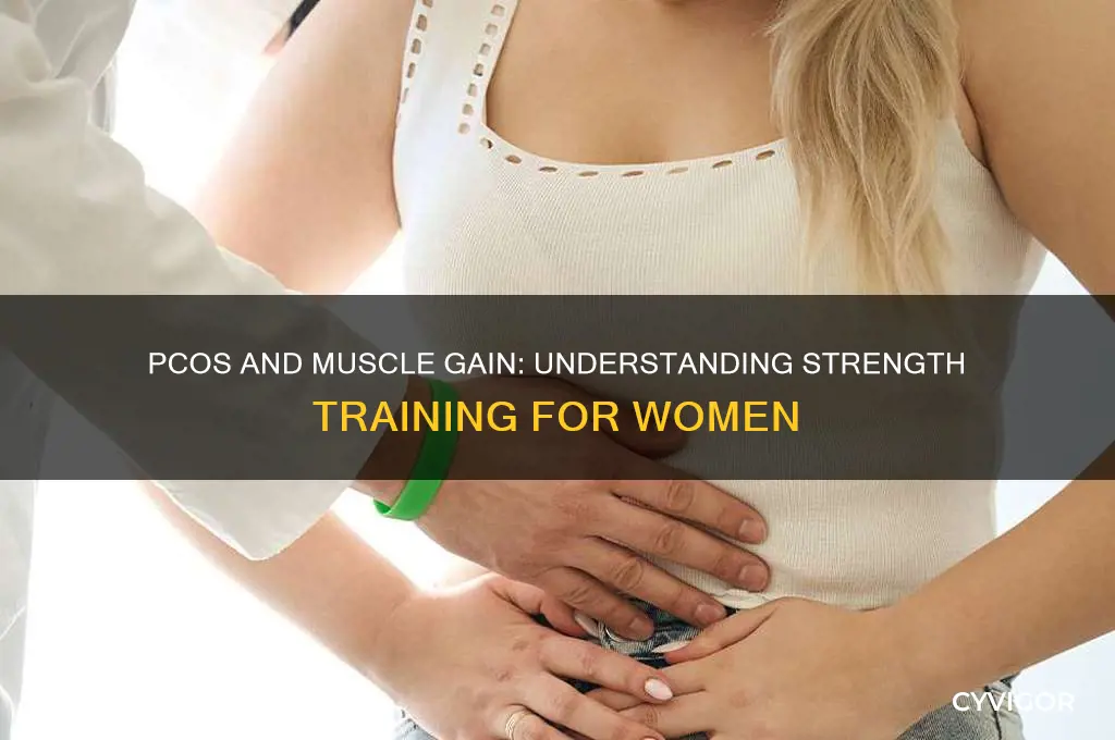 do pcos women gain muscle