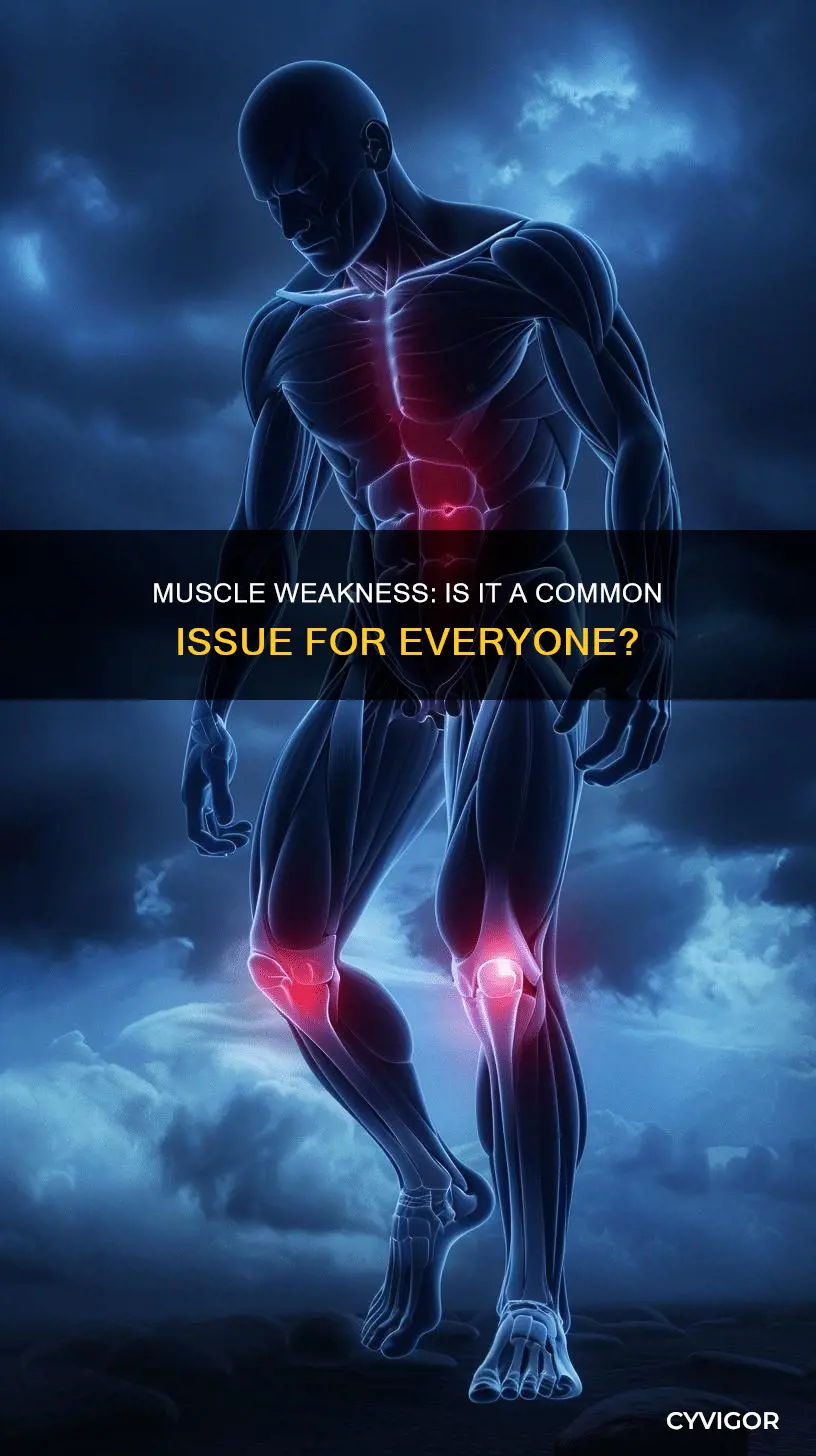 do peole have muscle weakness