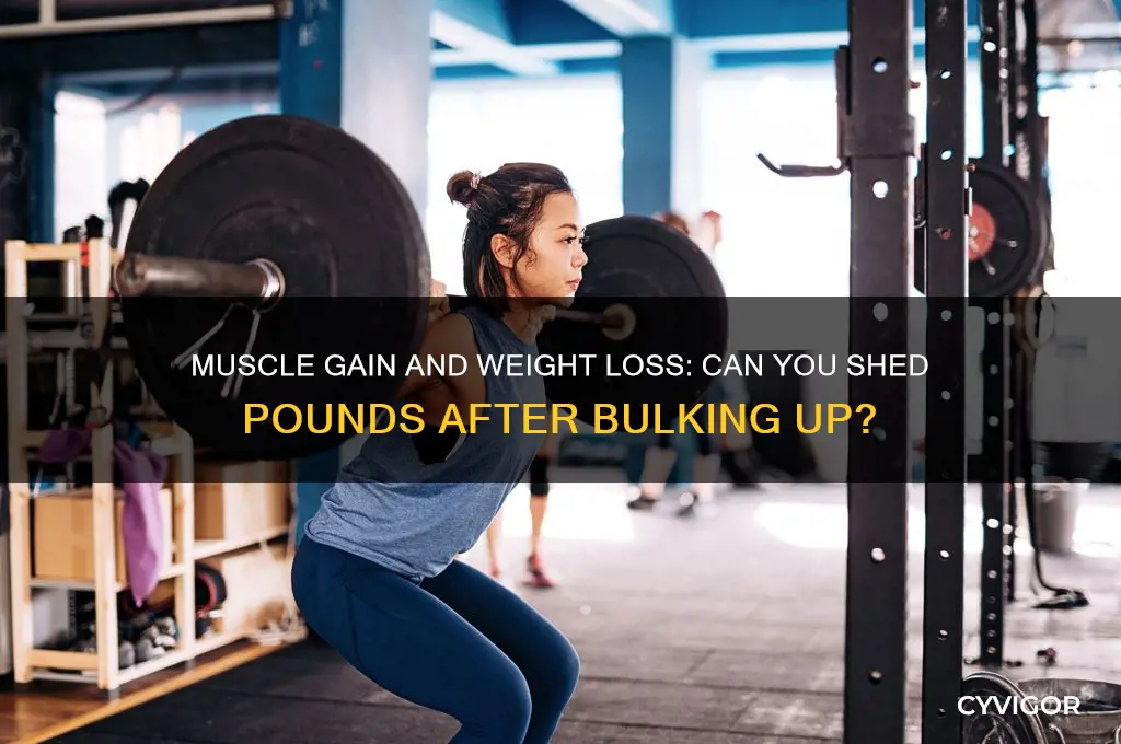 do people sometimes lose weight after gain muscle