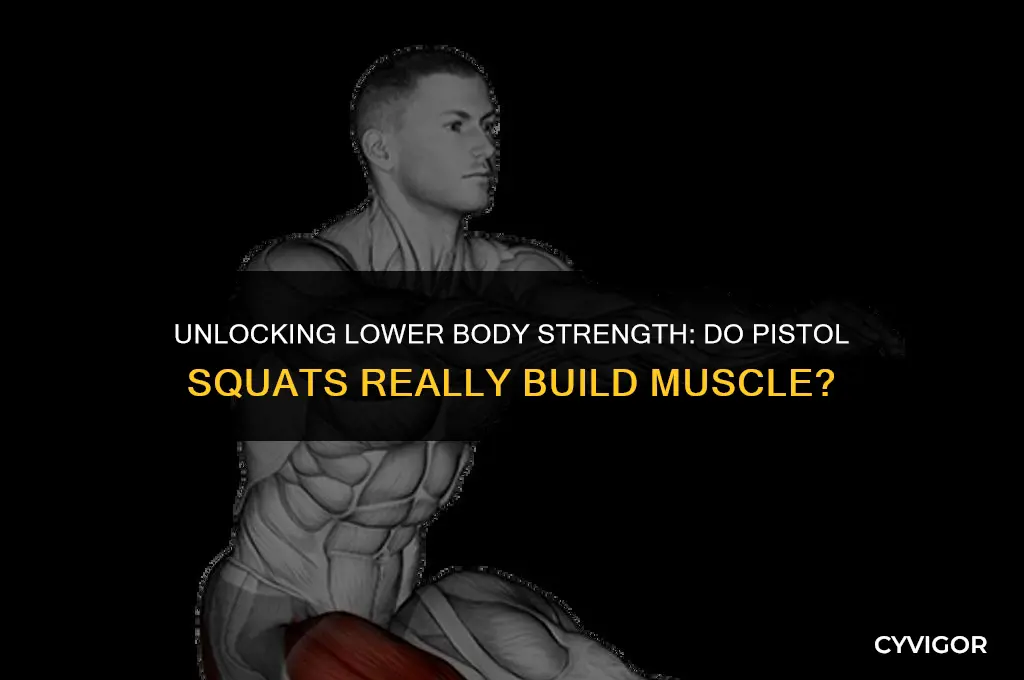 do pistol squats build muscle