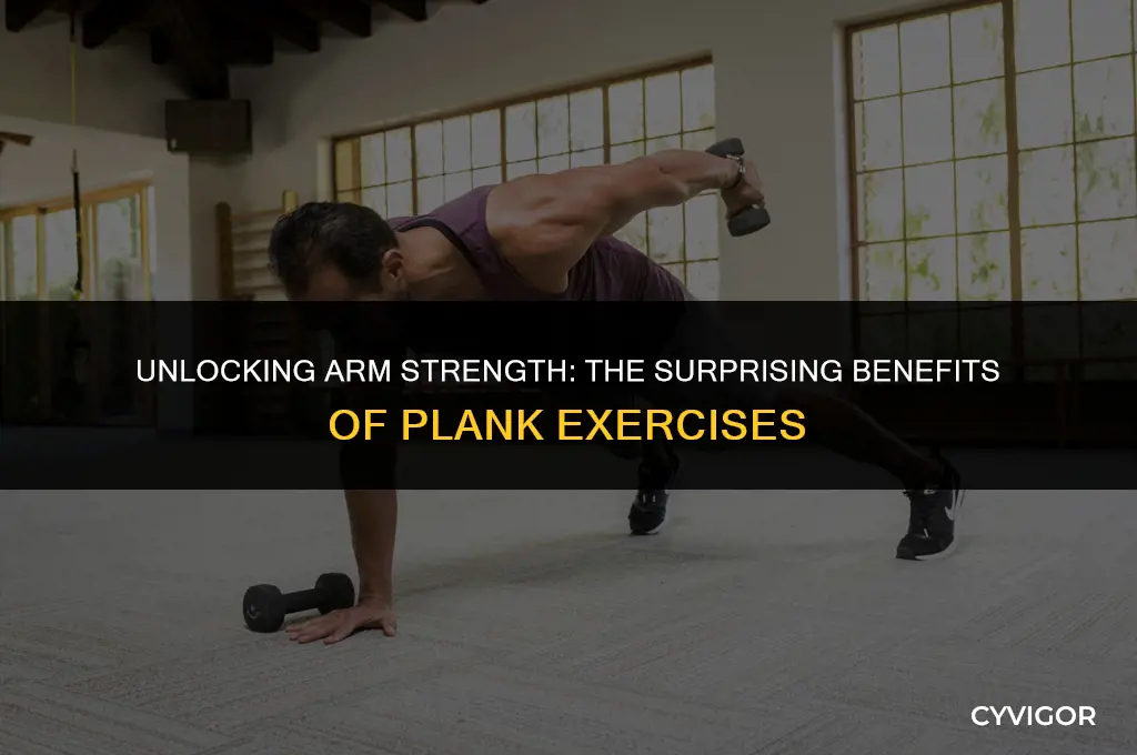 do planks build arm muscle