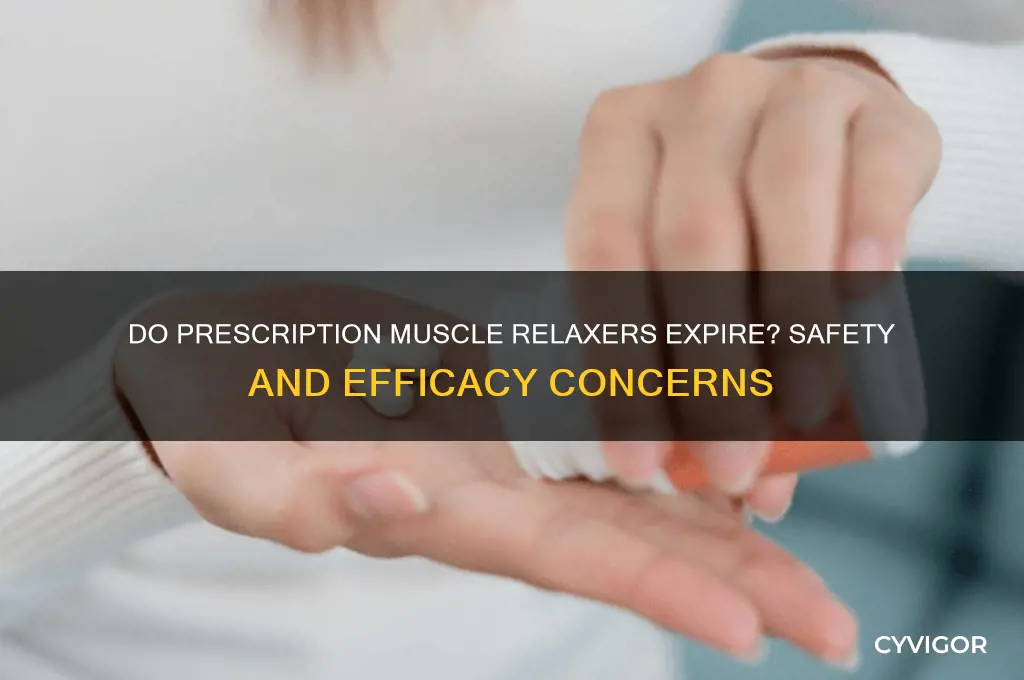 do prescription muscle relaxers expire