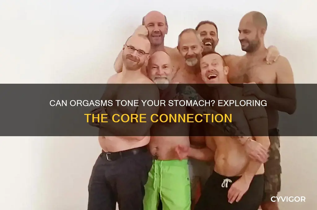do progasms indirectly work out stomach muscles