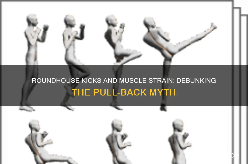 do roundkicks pull your muscle back