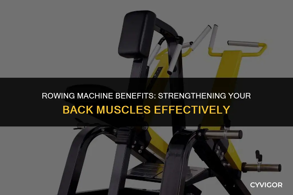 do rowing machine strengthen back muscles
