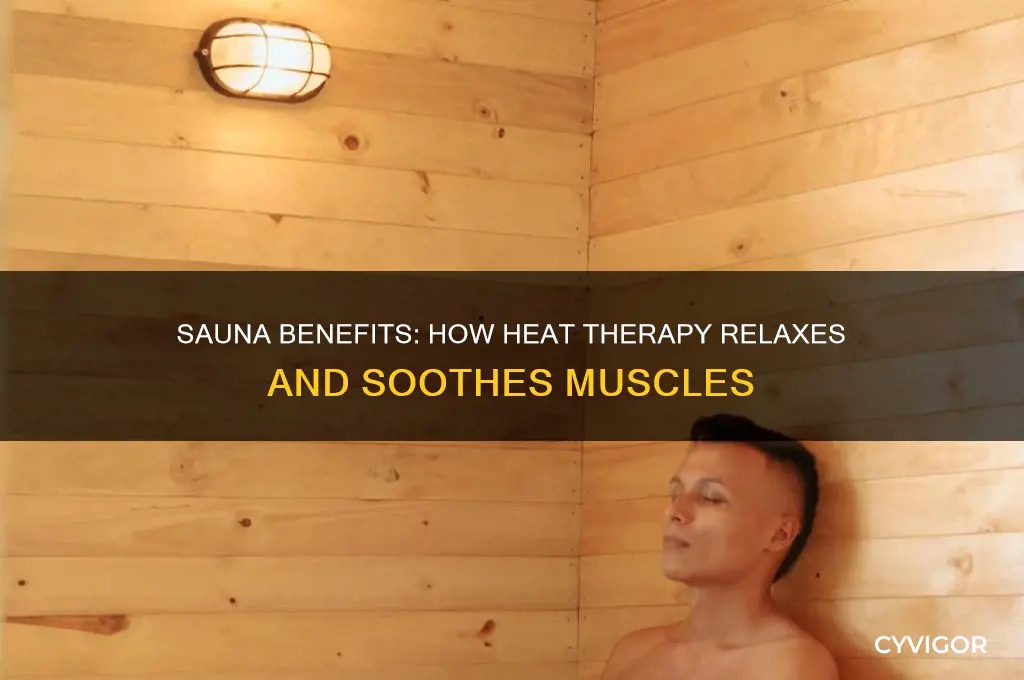 do saunas relax muscles