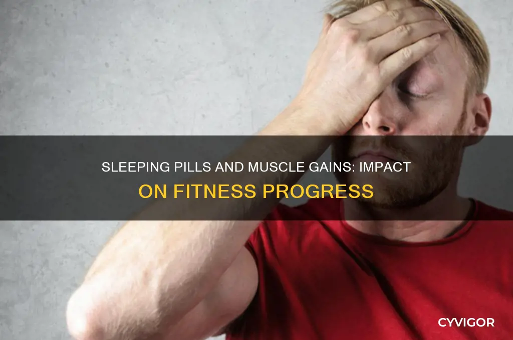 do sleeping pills affect muscle gains