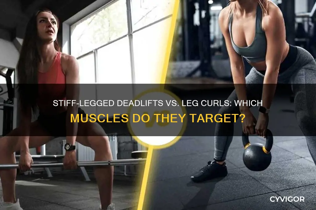 do stiff-legged deadlifts and leg curls work the same muscles