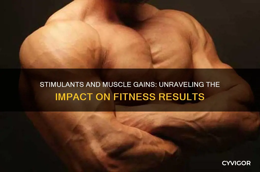 do stimulants affect muscle gains