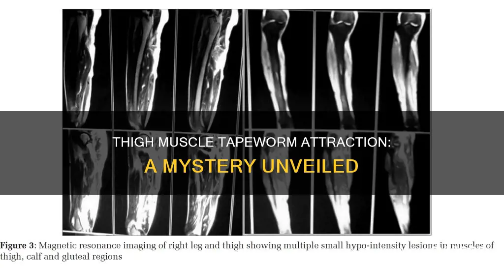 do tapeworms like thigh muscle