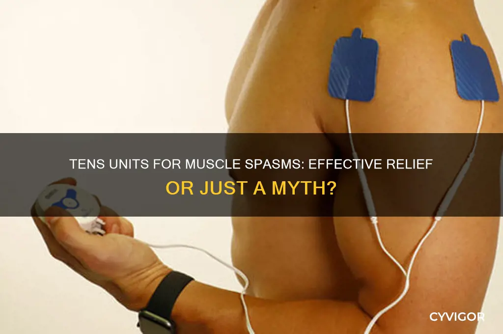 do tens units work for muscle spasms