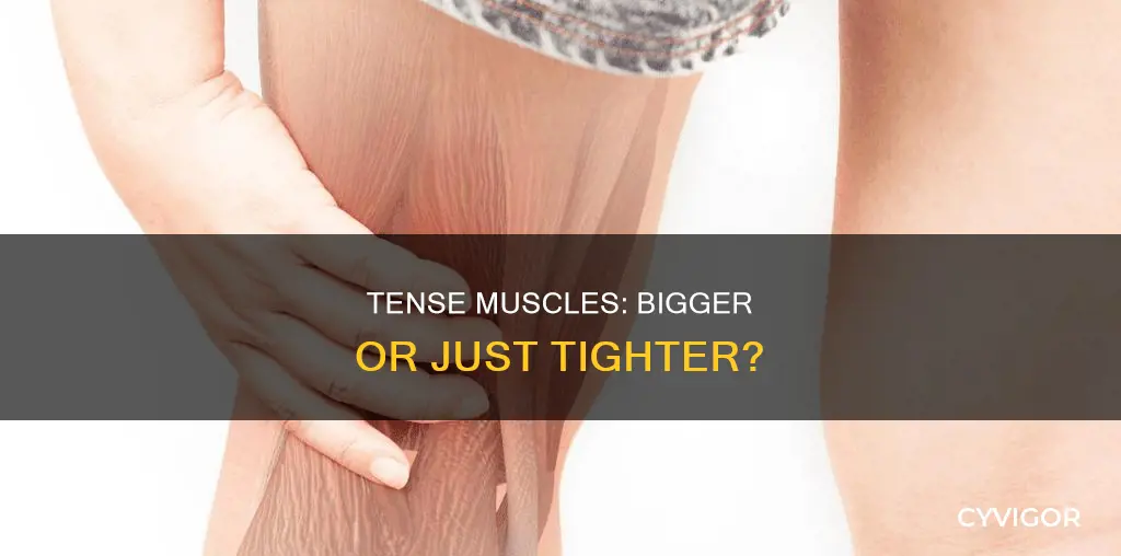 do tense muscles feel bigger