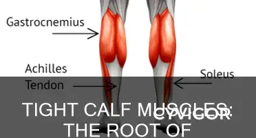 do tight calf muscles cause foot pain
