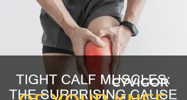 do tight calf muscles cause knee pain