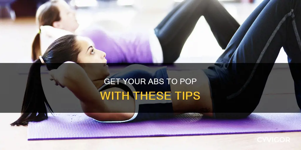 do uou abdominal muscles pop