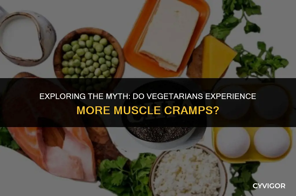 do vegetarians have more muscle cramps