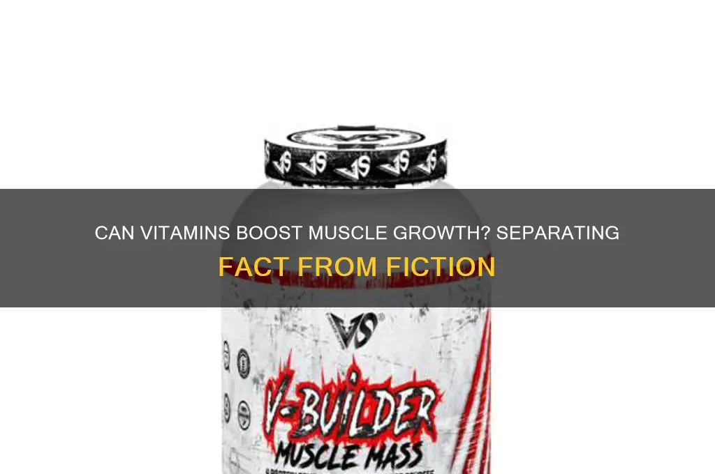 do vitamins help you gain muscle