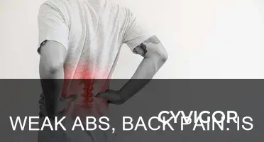 do weak abdominal muscles cause back pain