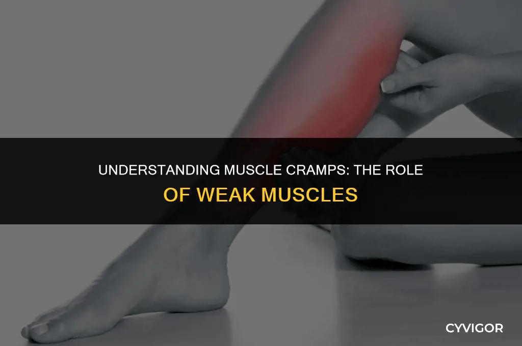 do weak muscles cramp