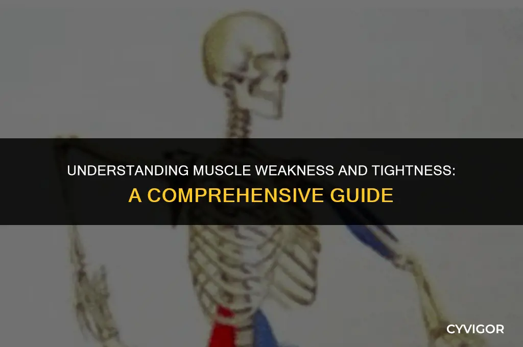 do weak muscles get tight