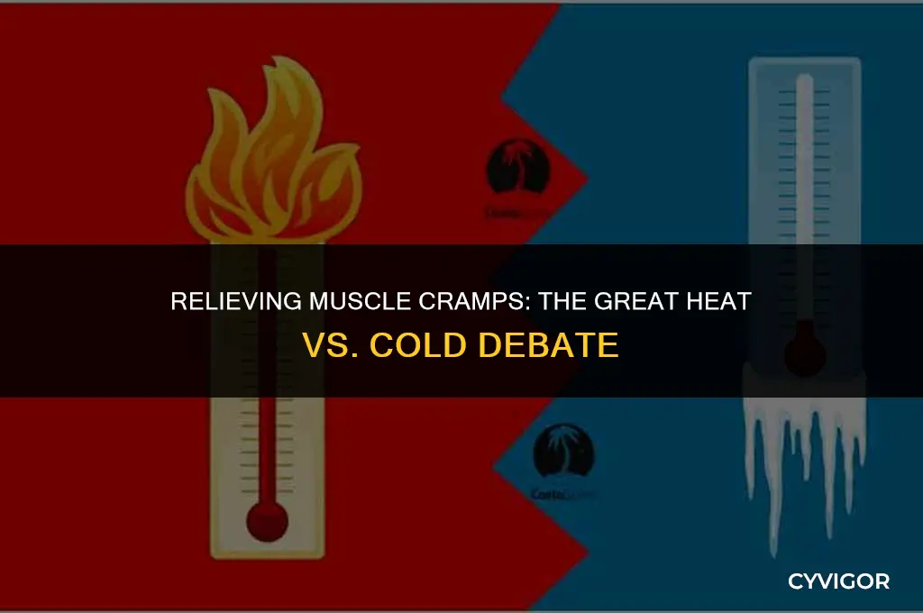 do you apply heat or cold to muscle cramps