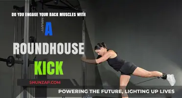 Unleashing Power: Engaging Your Back Muscles with a Roundhouse Kick