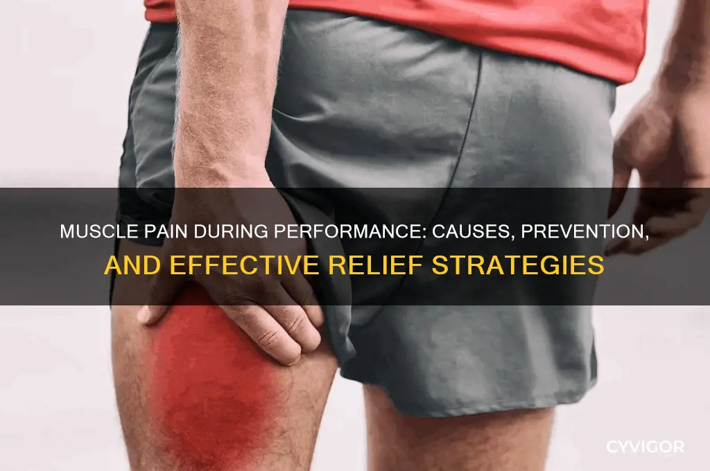 do you experience muscle pain while performing