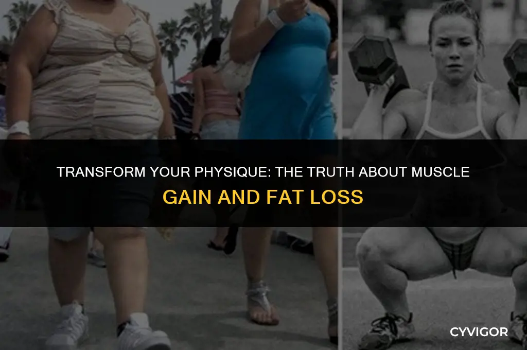 do you get bigger while losing fat and buikding muscle
