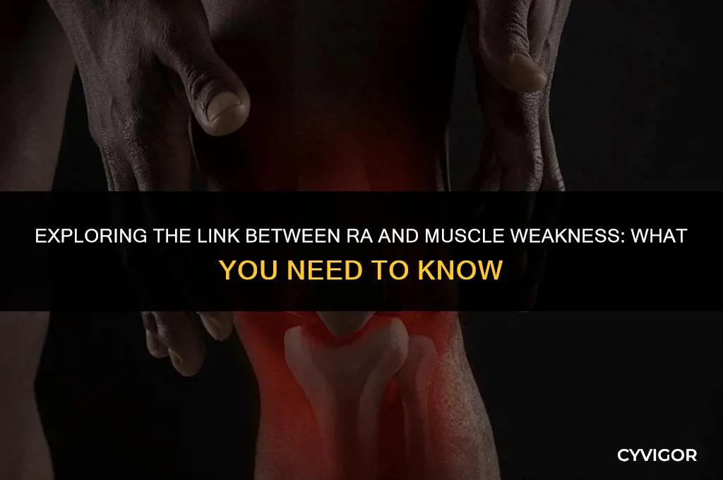 do you get increased muscle weakness when you have ra