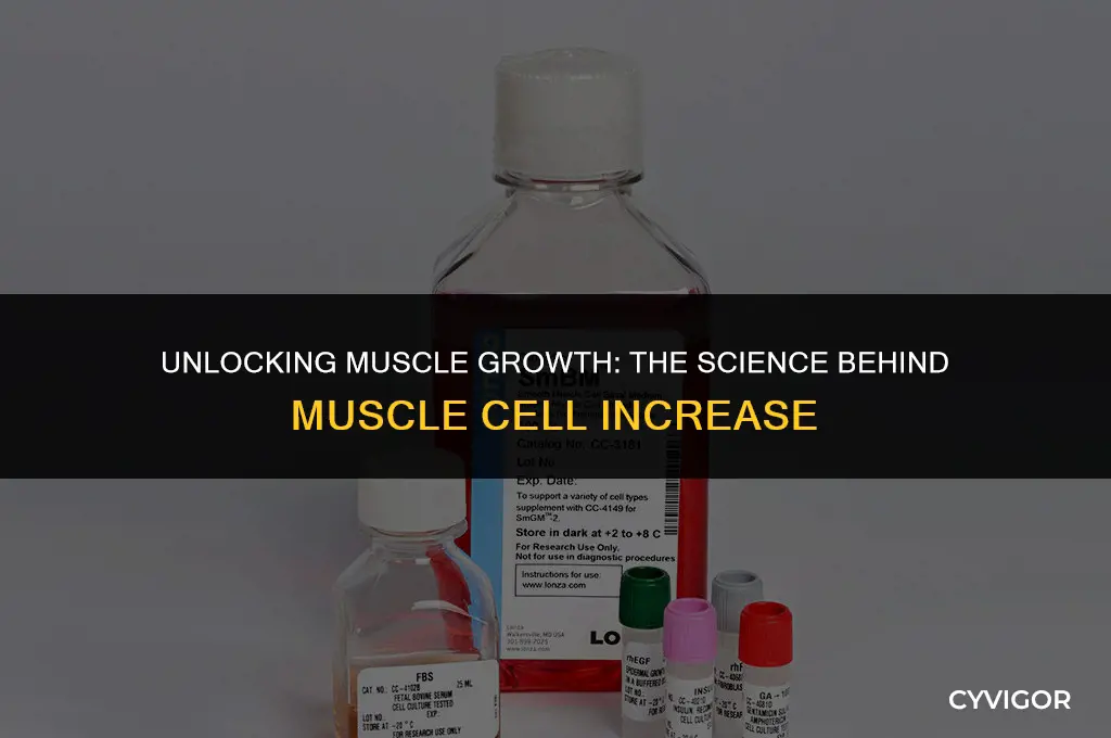 do you get more muscle cells