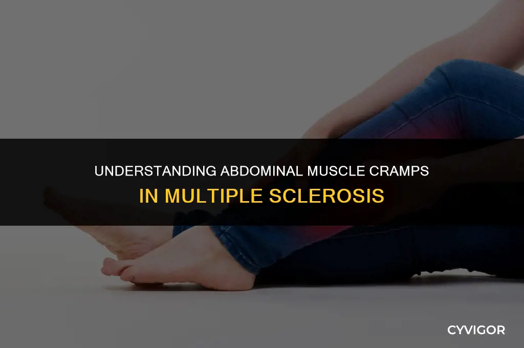 do you get muscle cramps in yor abdomen with ms