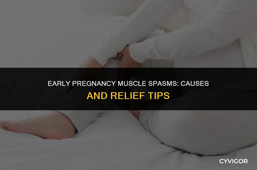do you get muscle spasms in early pregnancy