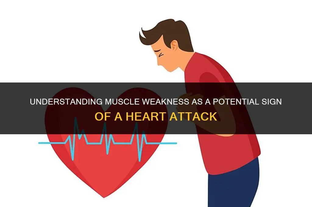 do you get muscle weakness with a heart attack