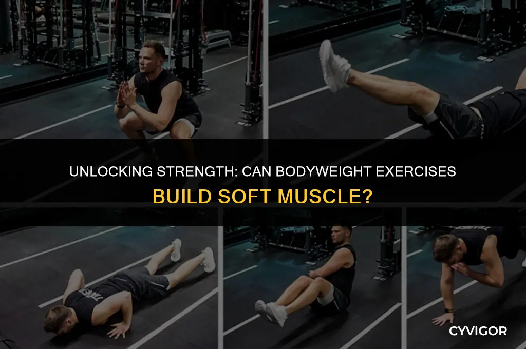 do you get soft muscle from bodyweight