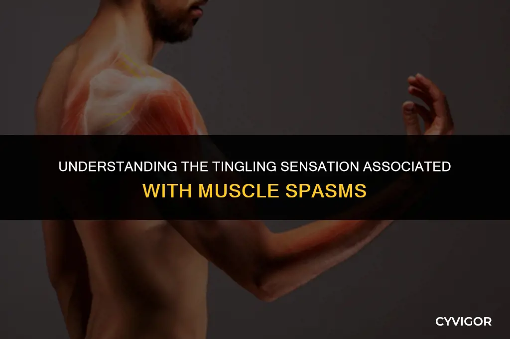 do you get tingling with muscle spasms