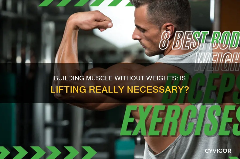 do you have to lift to gain muscle