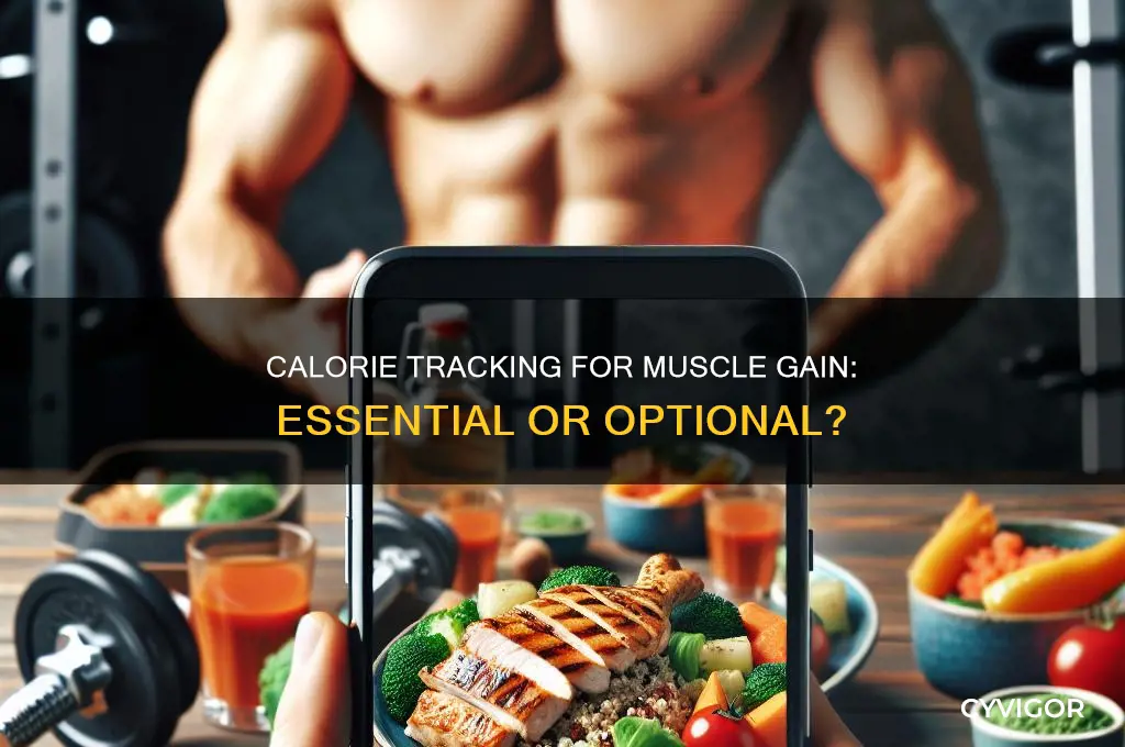 do you have to track calories to gain muscle