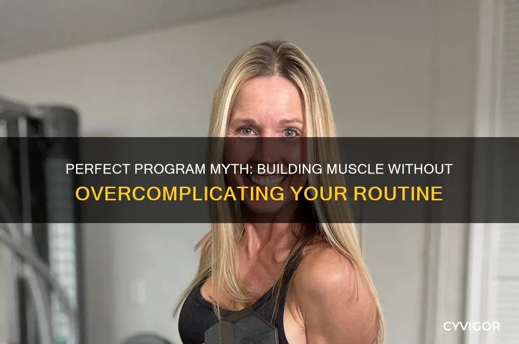 do you need the perfect prkgram to gain muscle