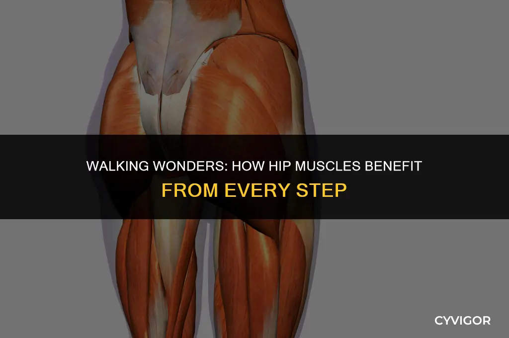 do your hip muscles get stronger from walking