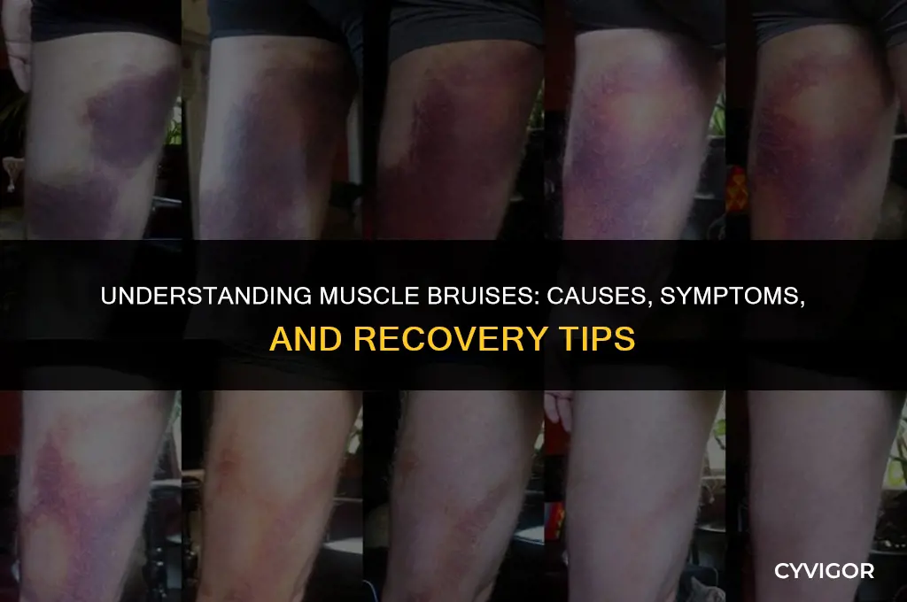 do your muscles get bruises
