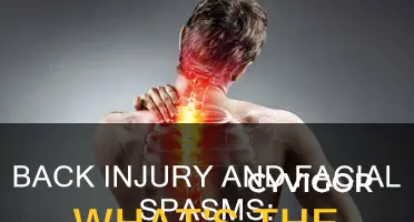 does a back injury cause muscle spasms in face