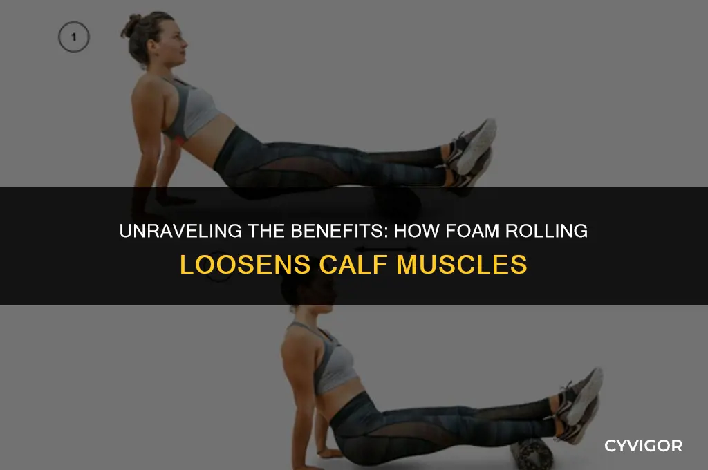 does a foam roller loosen calf muscles