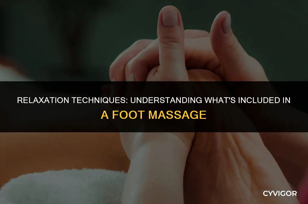 does a foot massage include calf muscles