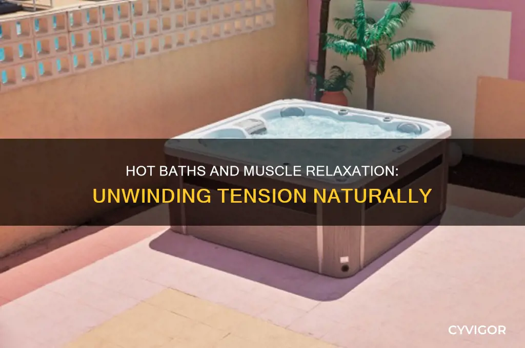 does a hot bath relax your muscles