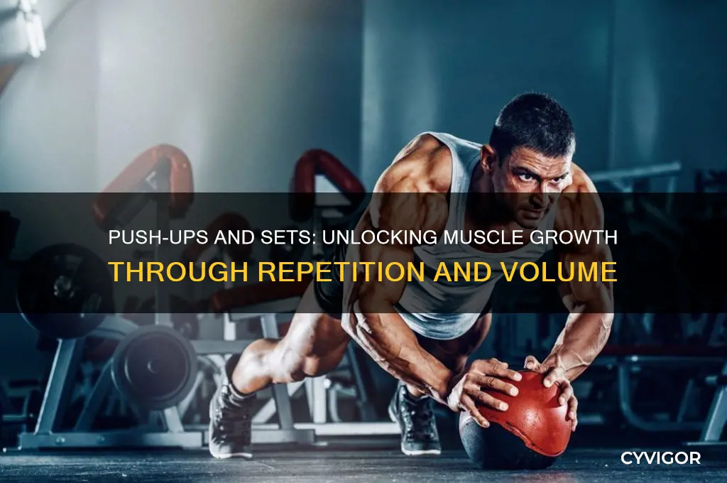 does a lot of push ups and sets grow muscle